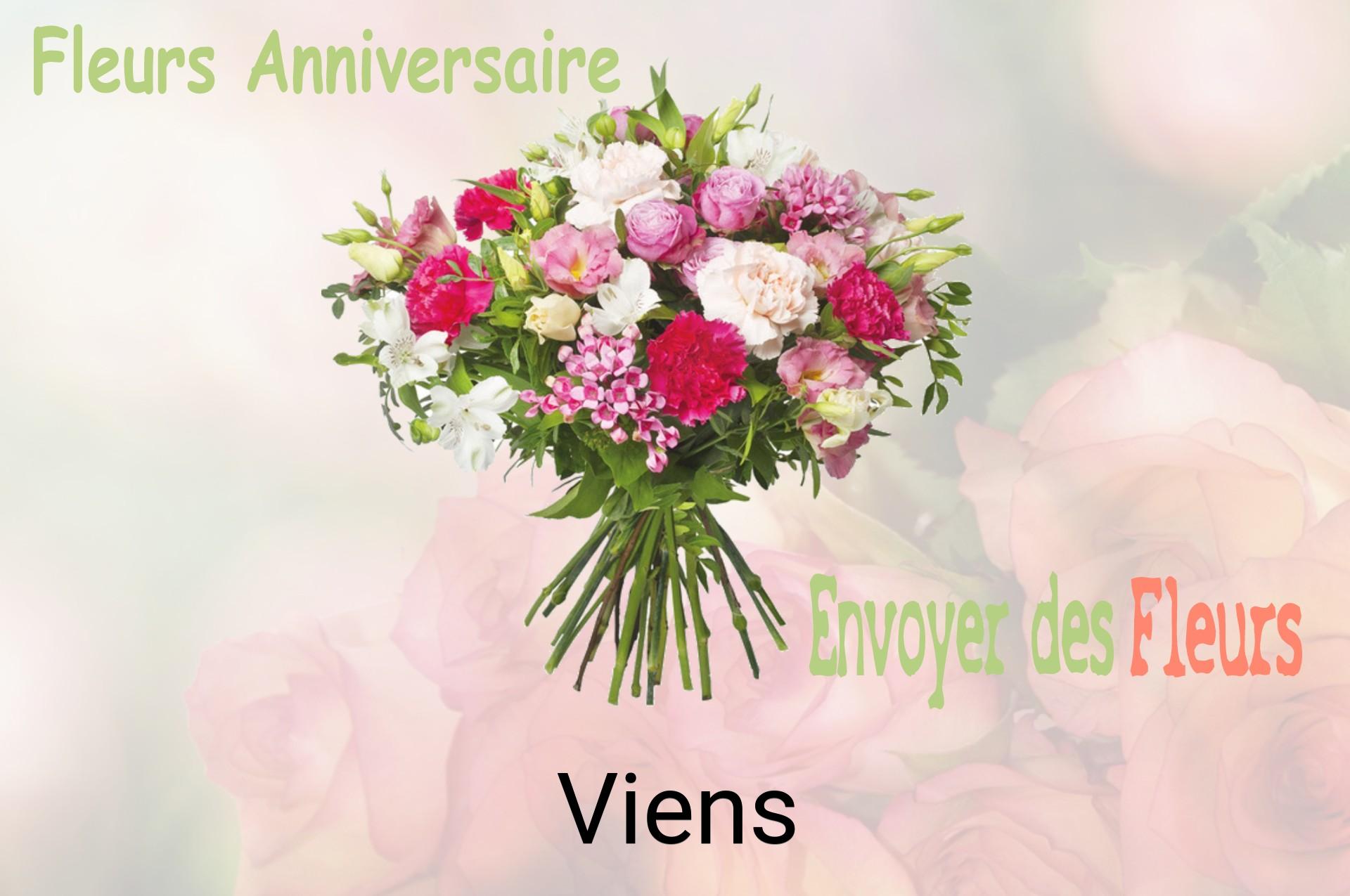 Bouquet de fleurs d’anniversaire livré à Viens